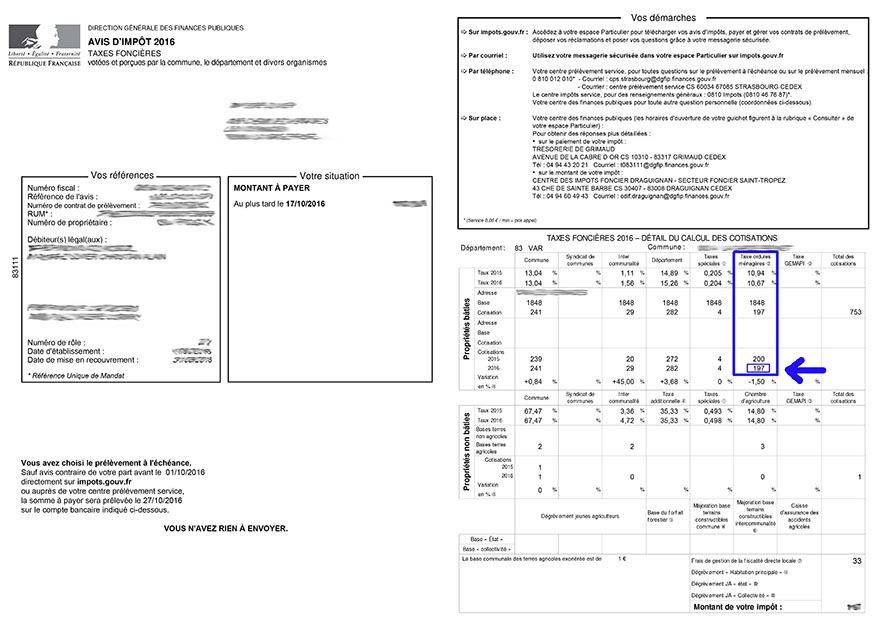 Avis impot 2