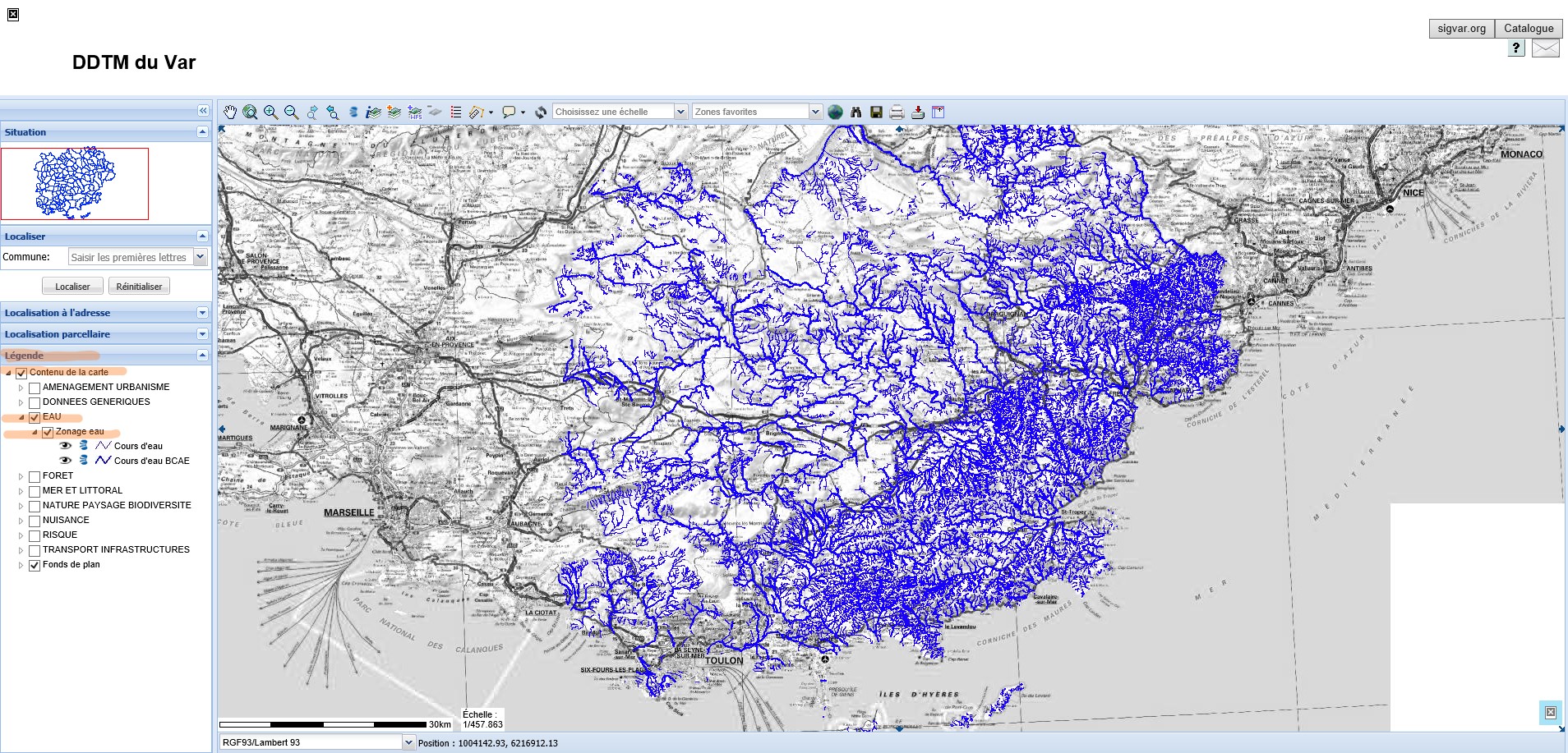 captureecran cartographiecoursdeau